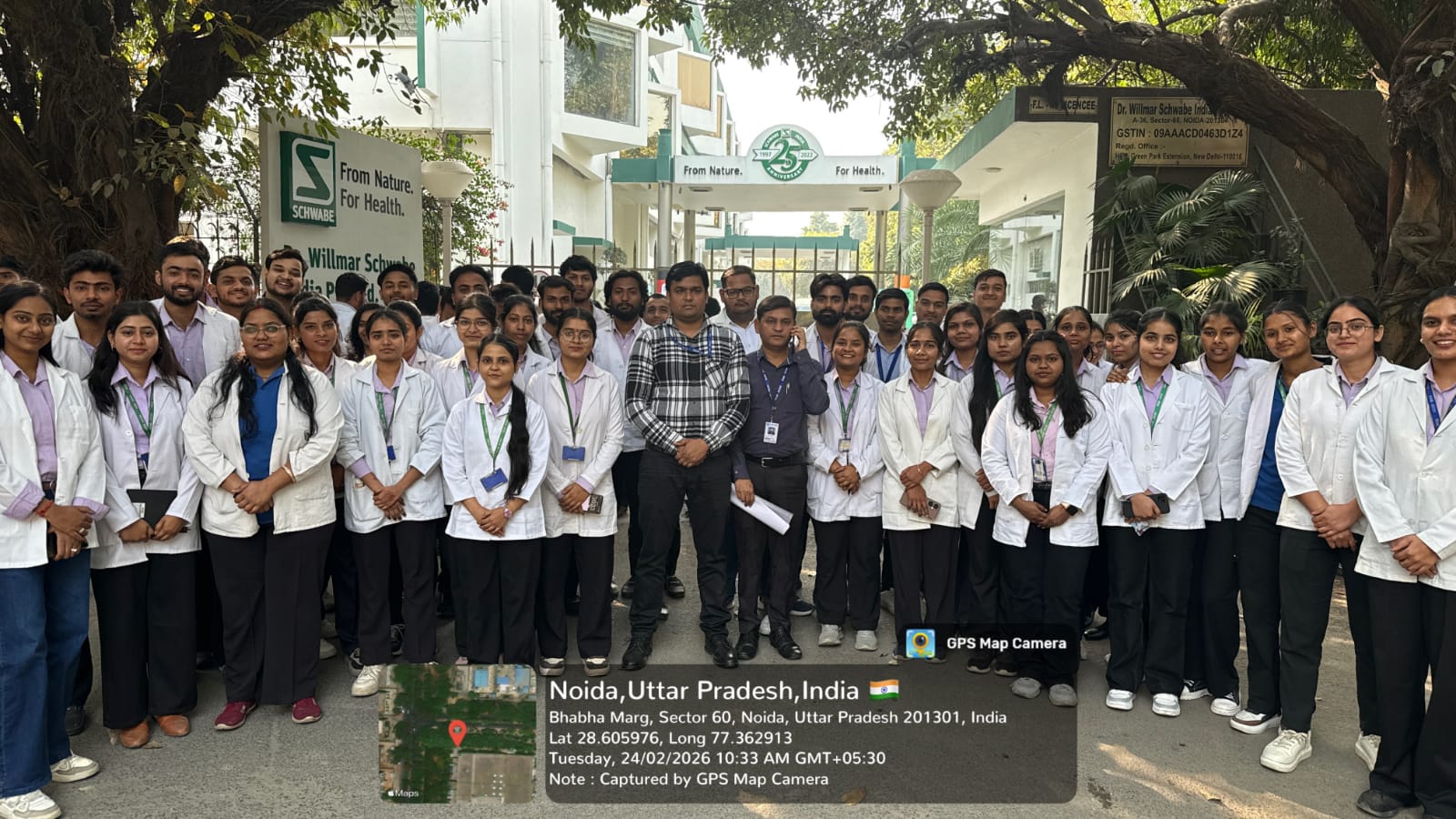 An Industrial Visit to Dr. Willmar Schwabe India Pvt. Ltd