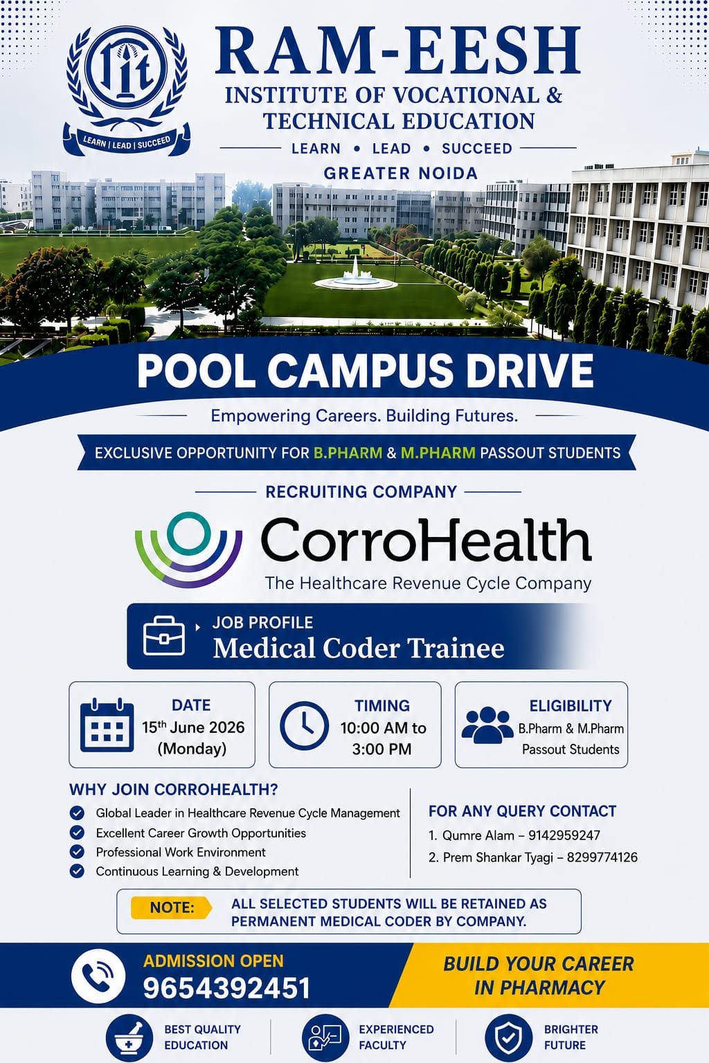 CAMPUS DRIVE IN “Medical Coding”