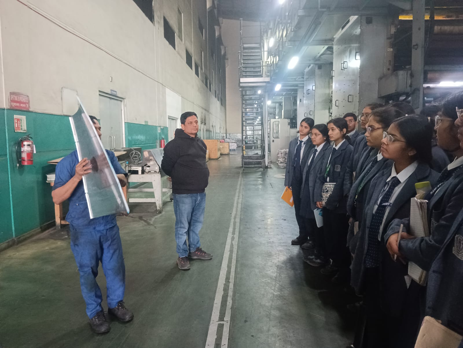Class XI students from Ram-Eesh International School embarked on an educational excursion to the HT Media Press in Ecotech-2, Greater Noida.